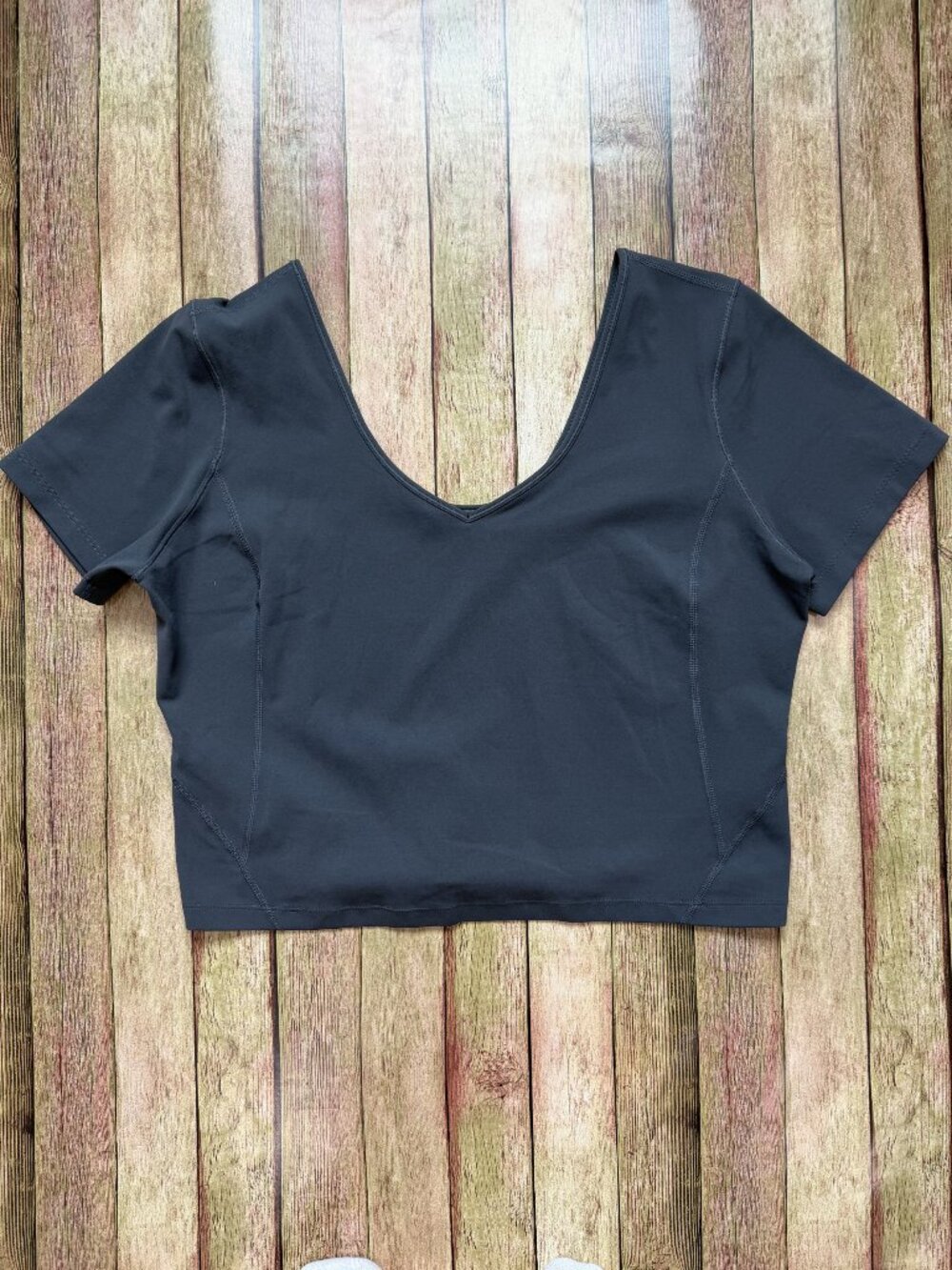 Colorfulkoala Dreamlux V-Neck Crop Tee XXL | Buttery Soft Athletic Top